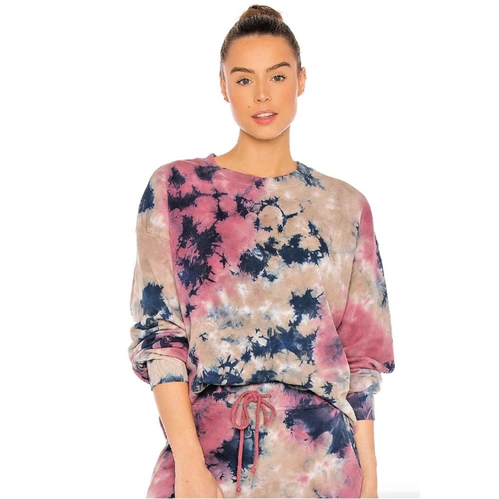 DAYDREAMER LA Rogue Storm Tie Dye Cotton Sweatshirt size M